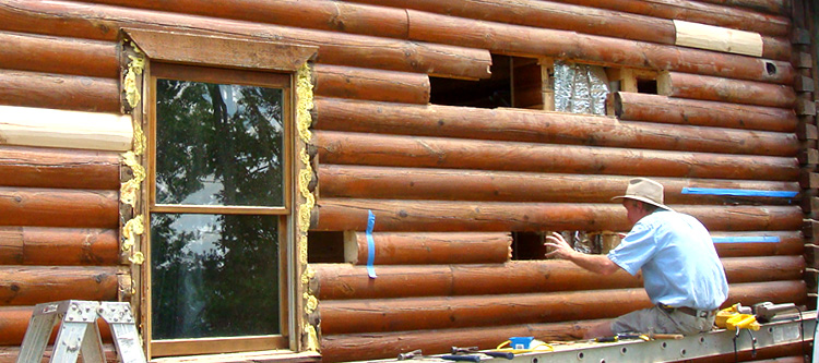 Log Home Repair Hilliard, Ohio