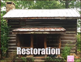Historic Log Cabin Restoration  Franklin County, Ohio